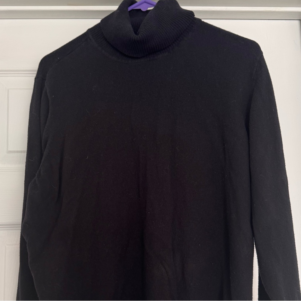 Worthington women’s plus black Turtleneck Sweater size 2x ♥️